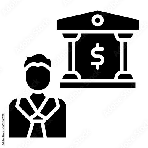 Banker icon style