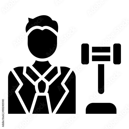Judge icon style
