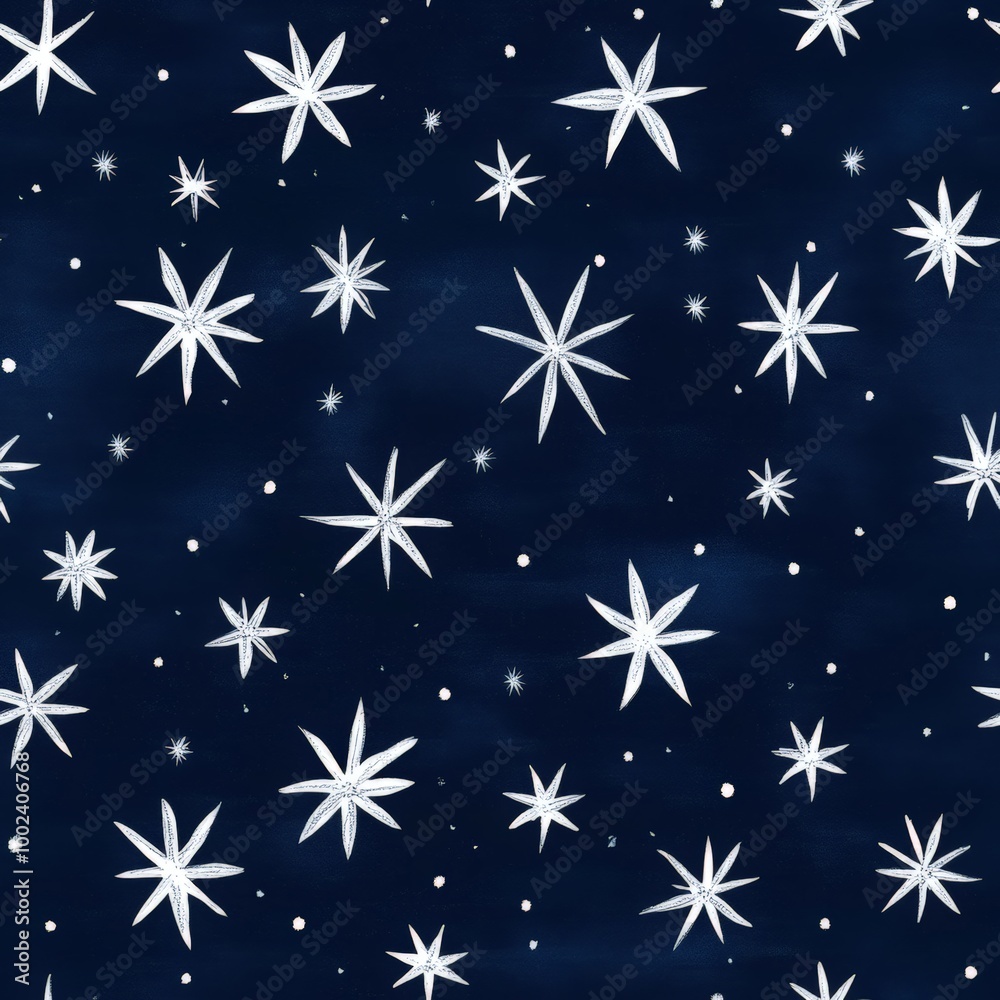 A blue and white background with a large number of stars A blue and white background with a large number of stars