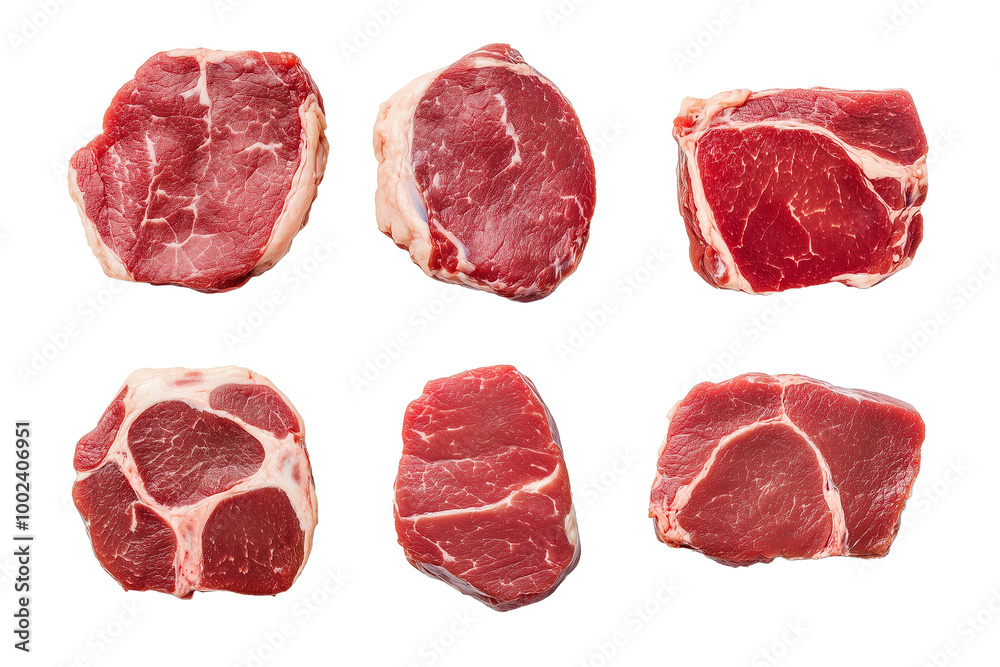raw meat isolated on white raw meat isolated on white
