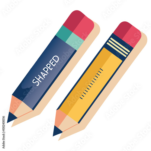 vector illustration of pencil