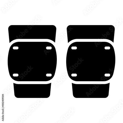 Knee Pad icon style
