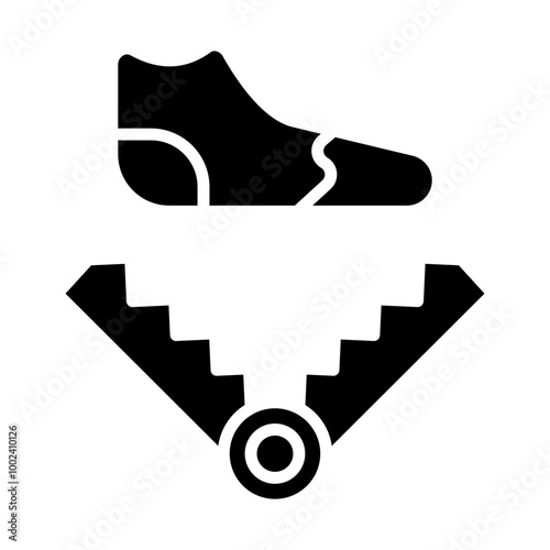 Trap icon style
