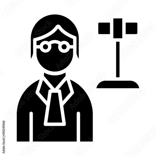 Judge icon style