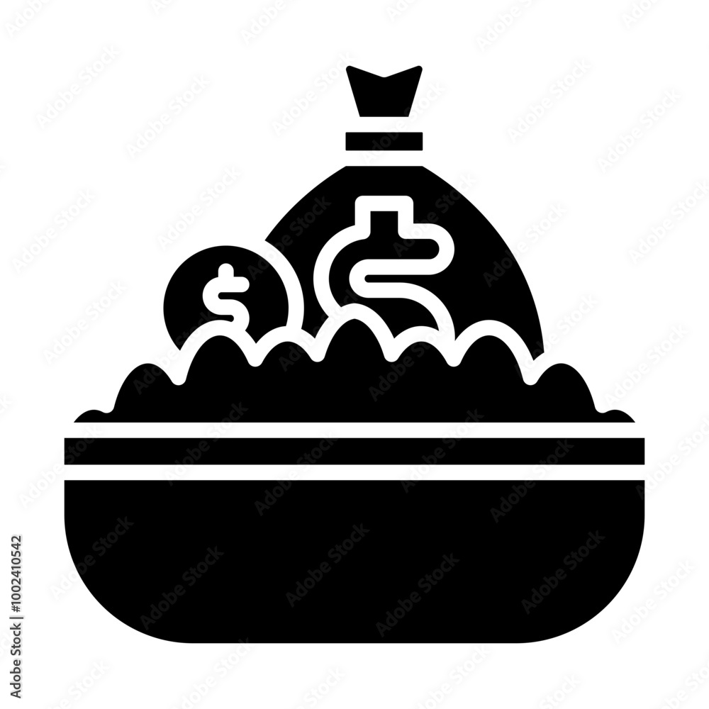 Money Laundering icon style Money Laundering icon style
