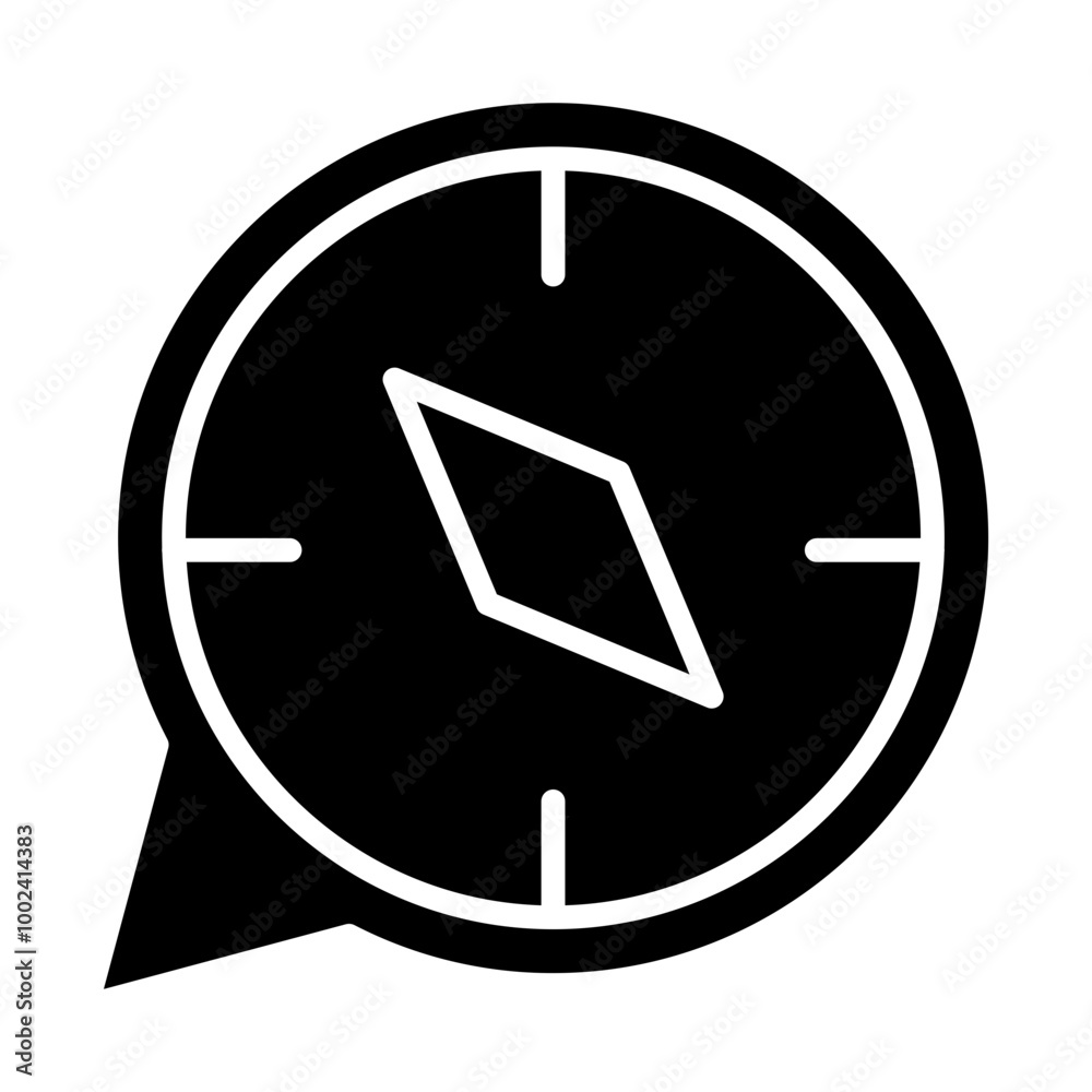 Compass icon style Compass icon style