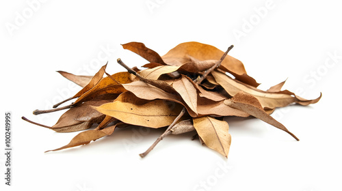 heap of dried tobacco photo