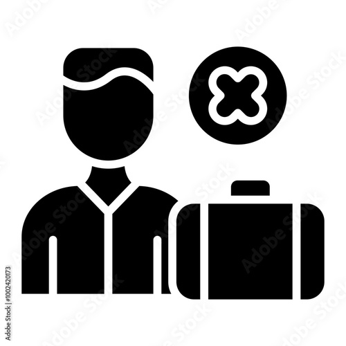 Unemployed icon style