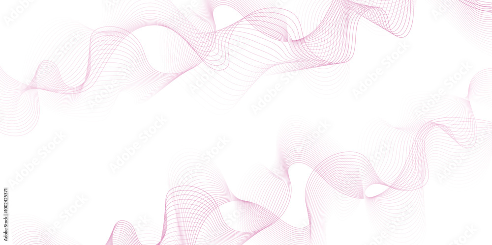 pink wave curve lines banner background design. Abstract soft wave lines dynamic flowing pink light isolated background. Vector Illustration of the pink pattern of lines. Black stripes on white .
pink wave curve lines banner background design. Abstract soft wave lines dynamic flowing pink light isolated background. Vector Illustration of the pink pattern of lines. Black stripes on white .