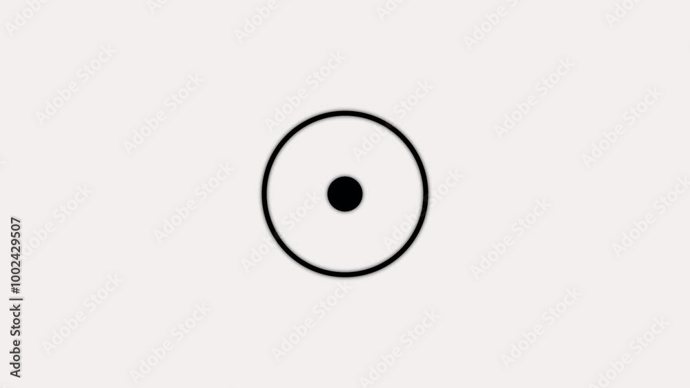 Circles loading icon on dark background Circles loading icon on dark background