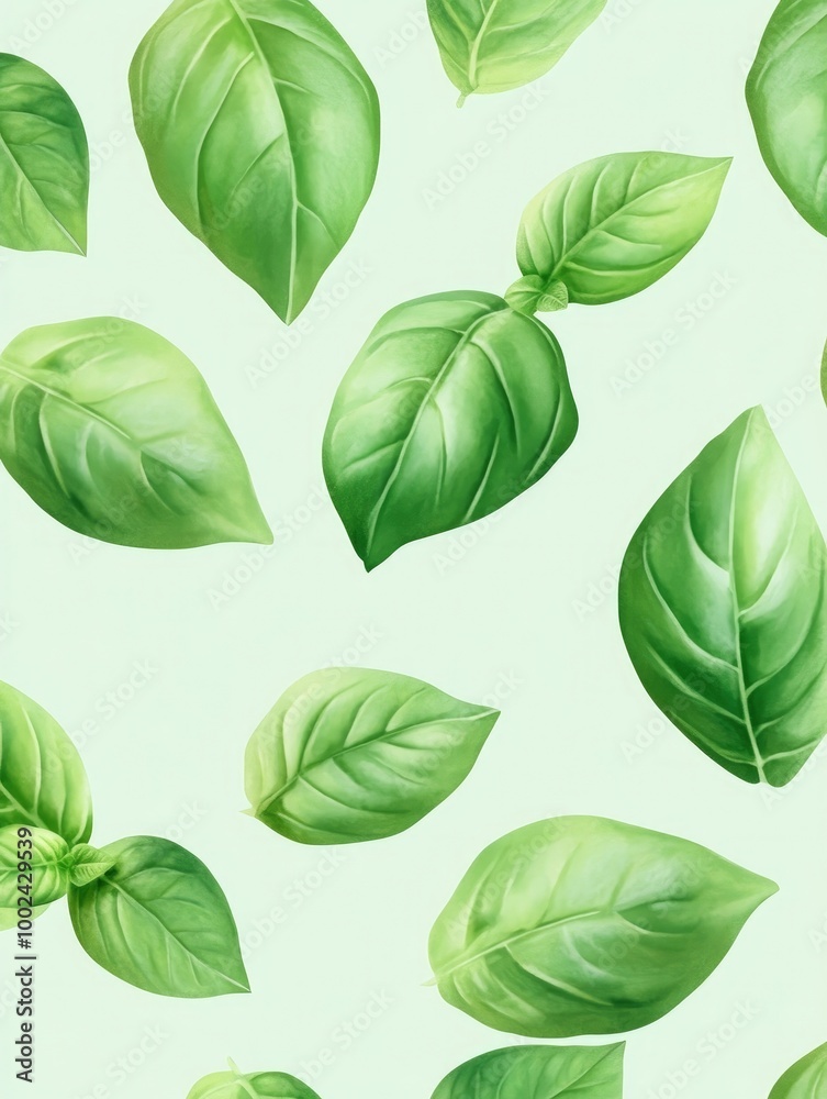 A bunch of green leaves are flying through the air A bunch of green leaves are flying through the air