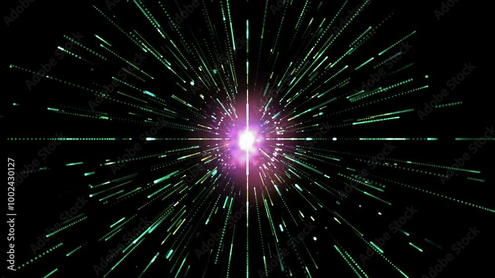 Hyper-Jump abstractly into another galaxy. Creative cosmic background. The speed of light. Rays of neon glowing motion. Concept of hyper-speed space travel Hyper-Jump abstractly into another galaxy. Creative cosmic background. The speed of light. Rays of neon glowing motion. Concept of hyper-speed space travel