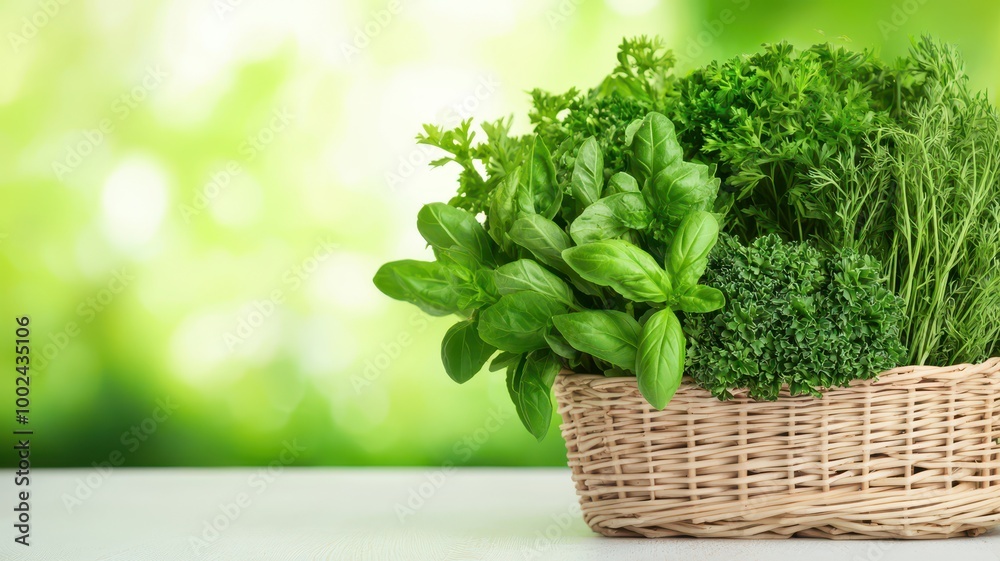 A vibrant basket filled with fresh greens against a soft green background, highlighting nature's bounty and healthy eating. A vibrant basket filled with fresh greens against a soft green background, highlighting nature's bounty and healthy eating.