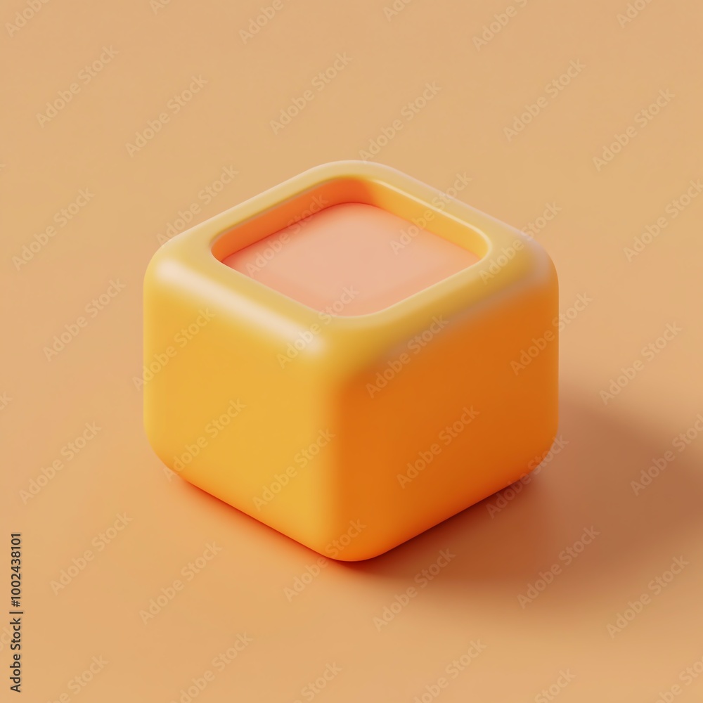 3D Sandbox Icon: Children's Play Area Illustration Logo 3D Sandbox Icon: Children's Play Area Illustration Logo