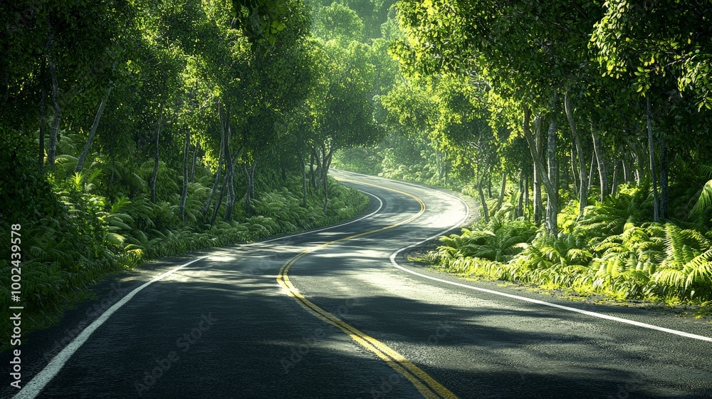 Obraz premium Piilani Highway cliffs