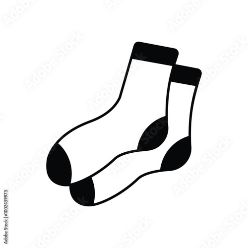 Socks vector icon