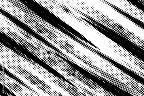 Abstract dots halftone pattern gradient, stripes, grunge texture background. Dots pop art comics style retro illustration.