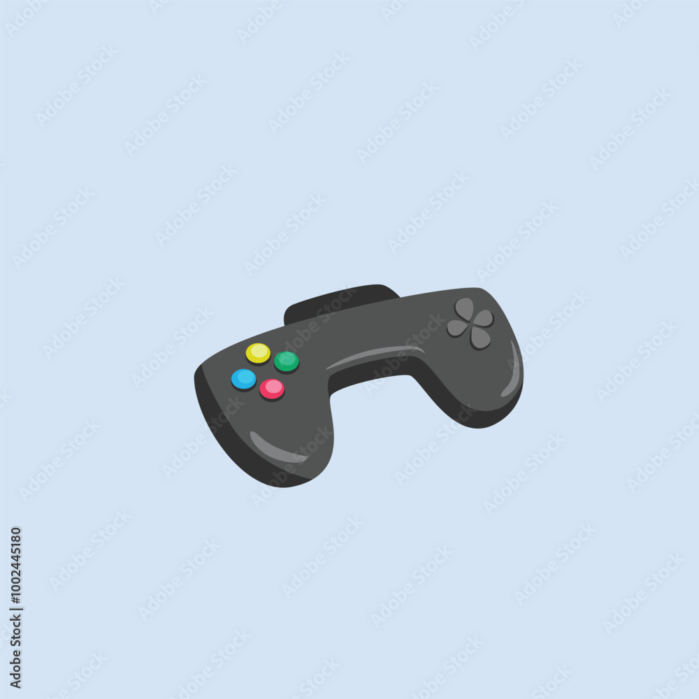 console controller stick in flat vector design. console controller stick in flat vector design.