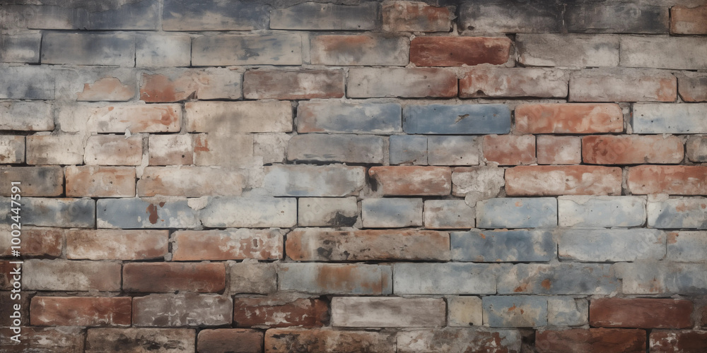 Obraz premium Old Weathered Brick Wall Texture Background