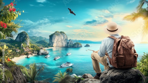 Exploring Travel Opportunities Funded by Pensions: A CGI Illustration Showcasing Retirees Embracing Adventure Through Careful Planning