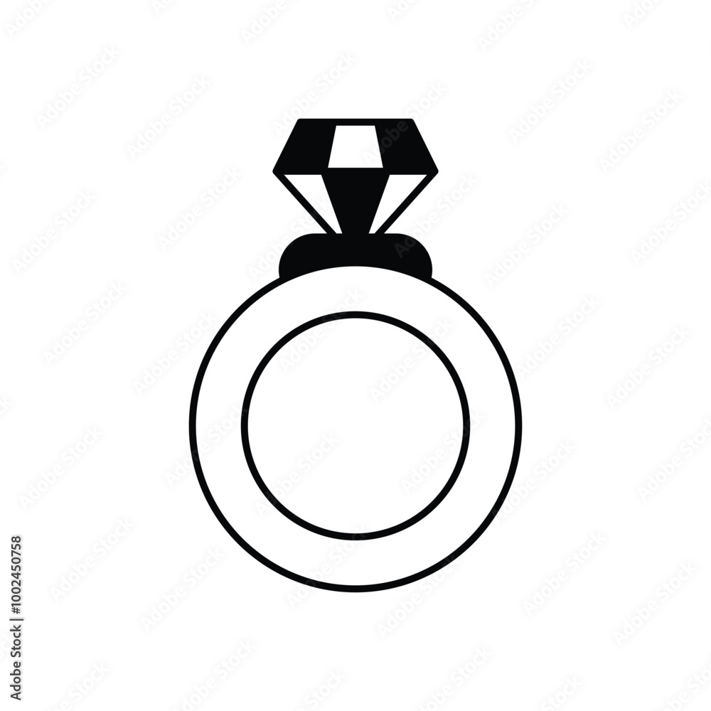 Ring vector icon Ring vector icon