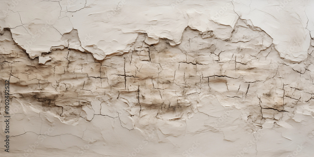 Cracked White Wall Texture Background Cracked White Wall Texture Background