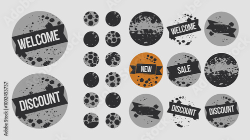 Business Recruitment Icons & Promotional Graphics: Open Vacancies, Thumbs Up, Badges, Giveaways, Rewards & Notifications. Vector Collection
