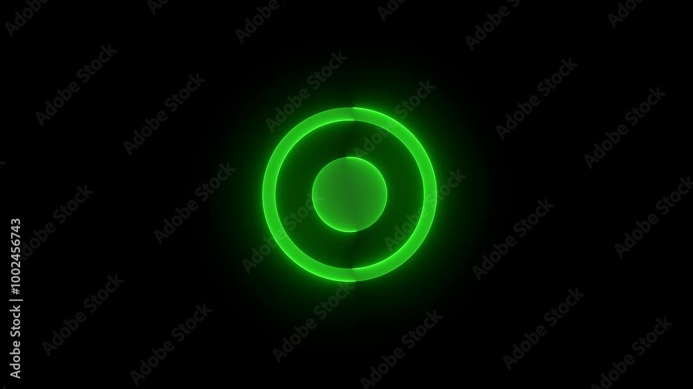 Location stroke icon glowing neon animation Location stroke icon glowing neon animation