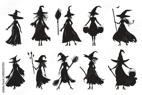 Eerie Ghost Silhouettes Haunting Night