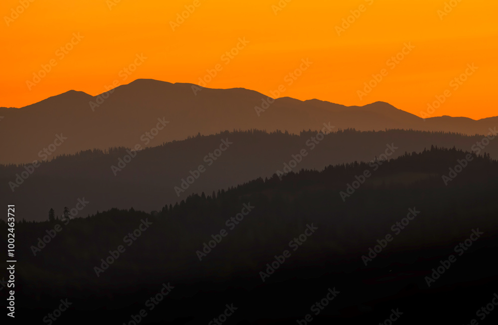 Mountain landscape in the Tatras on a sunny day Mountain landscape in the Tatras on a sunny day