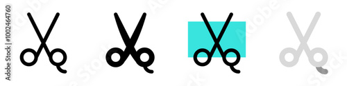 Editable scissors vector icon. Barbershop, lifestyle, grooming. Part of a big icon set family. Perfect for web and app interfaces, presentations, infographics, etc