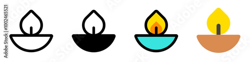 Editable oil lamp vector icon. Wellness, spa, relaxation. Part of a big icon set family. Perfect for web and app interfaces, presentations, infographics, etc
