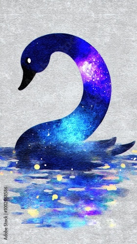 Cosmic Swan on Water