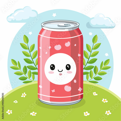 Soda Drink Beverage Liquid Water Fresh Animation Kawaii Character
