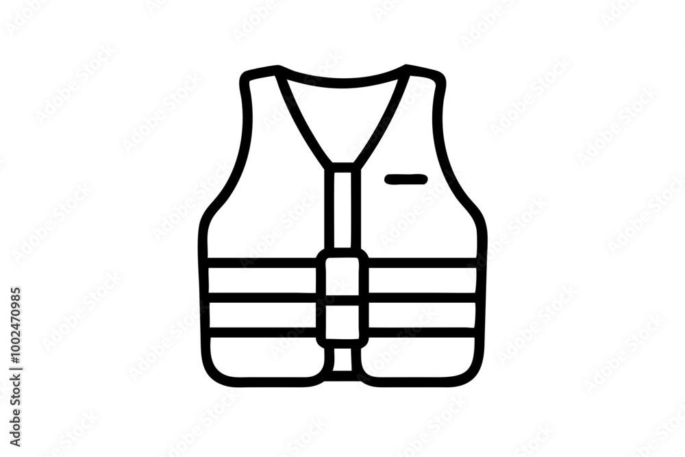 Minimalist Life Jacket Icon Vector Design for Aquatic Safety and Protection
Minimalist Life Jacket Icon Vector Design for Aquatic Safety and Protection