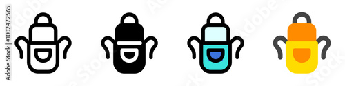 Editable apron vector icon. Apparel, gardening, cooking. Part of a big icon set family. Perfect for web and app interfaces, presentations, infographics, etc