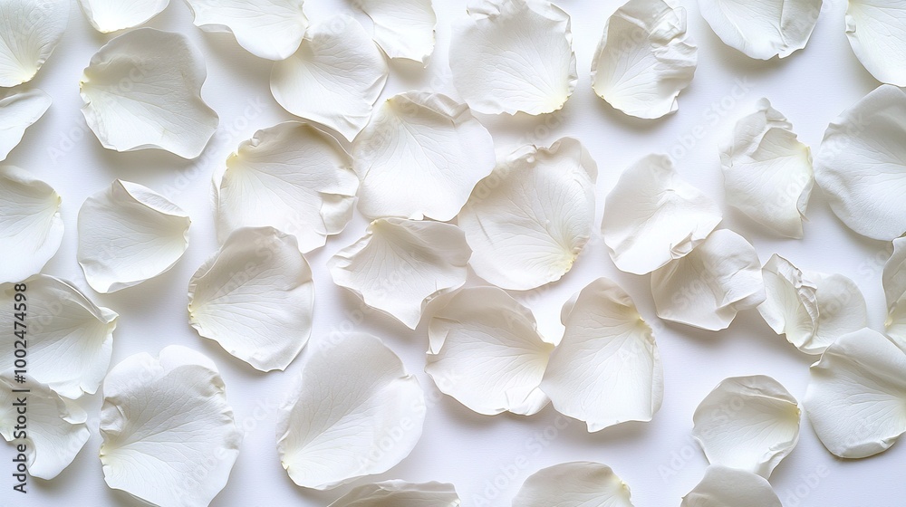 White flowers lay atop a white table, alongside a steaming cup of coffee White flowers lay atop a white table, alongside a steaming cup of coffee