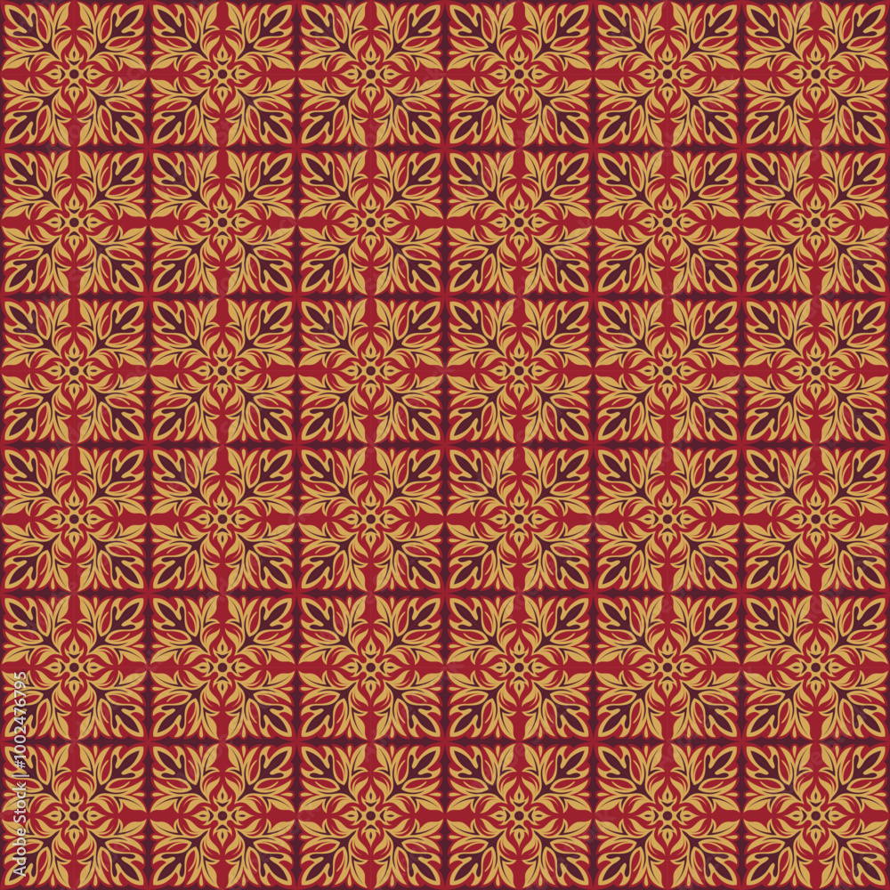 azulejo mosaic tile pattern. Mediterranean, Portuguese, Spanish traditional vintage style azulejo mosaic tile pattern. Mediterranean, Portuguese, Spanish traditional vintage style