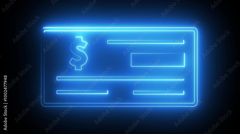 dollar coin blue color icons with a glowing neon effect. dollar coin blue color icons with a glowing neon effect.