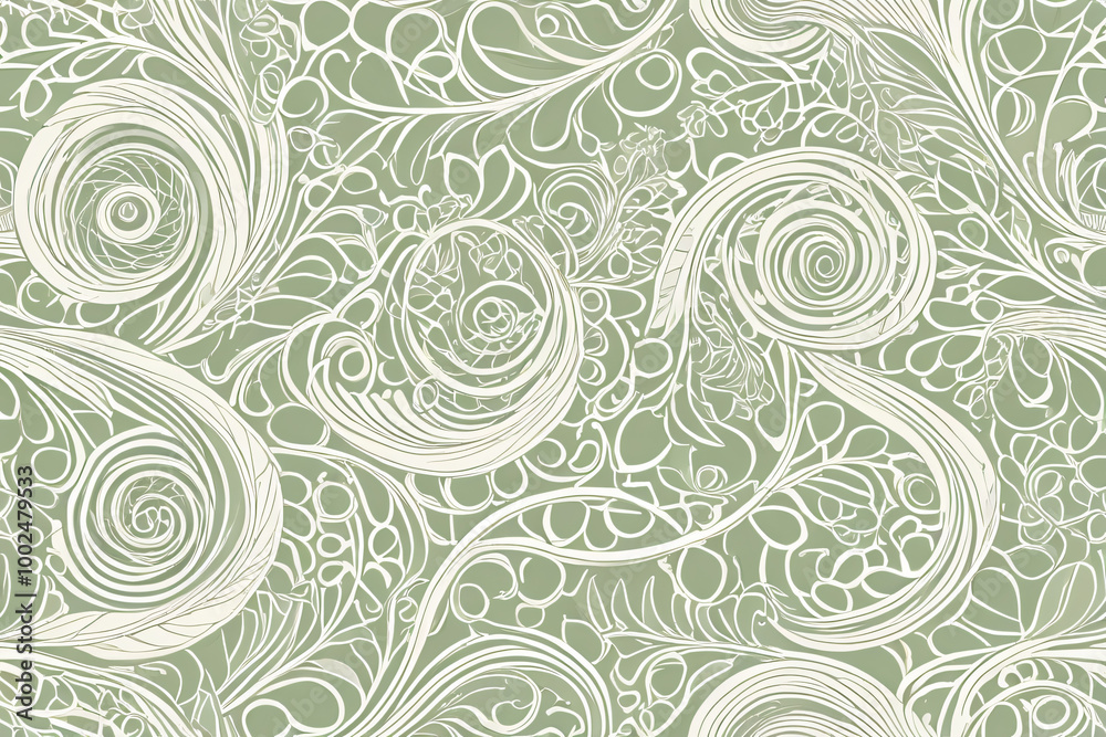 seamless floral pattern with flowers