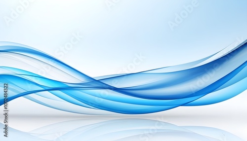 Dynamic 3D Waves: Textured Blue Curves and Ripples for Artistic Backgrounds and Wallpapers