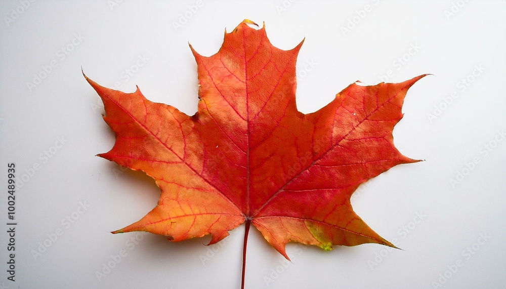 Obraz premium red maple leaf