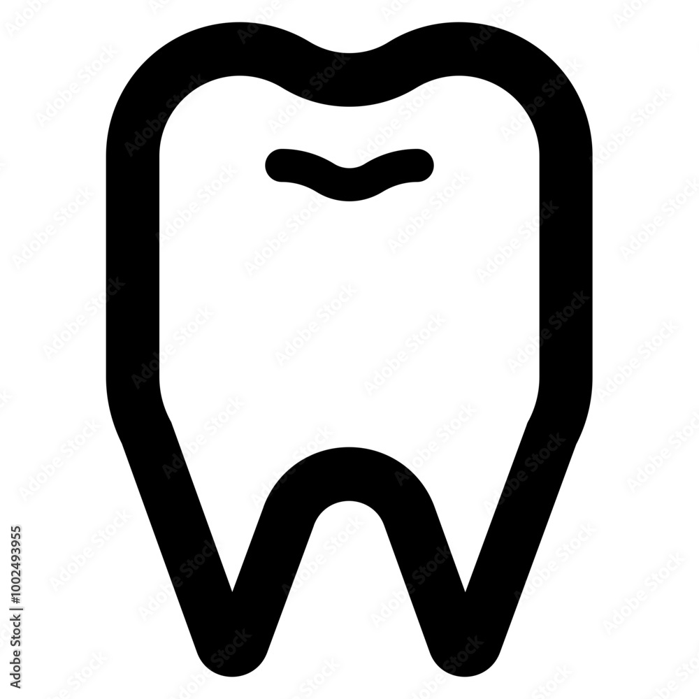 Fototapeta premium Tooth icon – Outline style