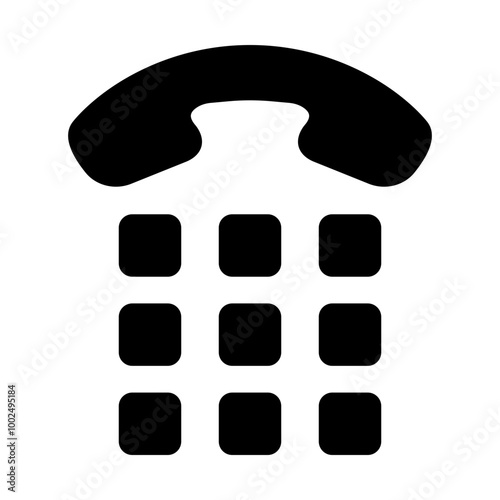 Phone Dialer glyph icon