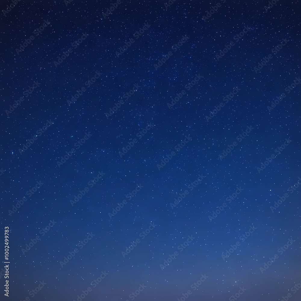 Obraz premium Artistic illustration. Minimalistic starry sky