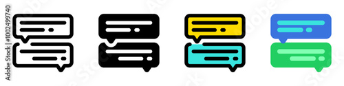 Editable online forum, discussion vector icon. Online learning, course, tutorial. Part of a big icon set family. Perfect for web and app interfaces, presentations, infographics, etc