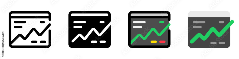 Editable dashboard, web statistics, analytics vector icon. Part of a big icon set family. Perfect for web and app interfaces, presentations, infographics, etc Editable dashboard, web statistics, analytics vector icon. Part of a big icon set family. Perfect for web and app interfaces, presentations, infographics, etc