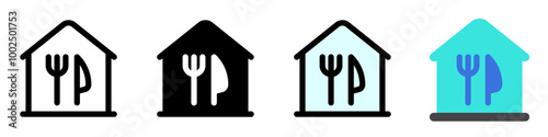Editable home cooking, home delivery vector icon. Part of a big icon set family. Perfect for web and app interfaces, presentations, infographics, etc