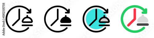 Editable non-stop order, service, cooking vector icon. Part of a big icon set family. Perfect for web and app interfaces, presentations, infographics, etc