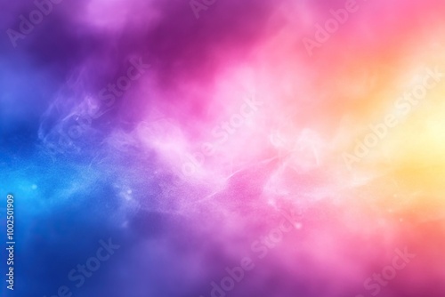 Colorful abstract background with vibrant hues of blue, pink, and orange blending seamlessly.